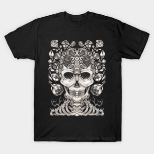 Fantasy surreal skull. T-Shirt